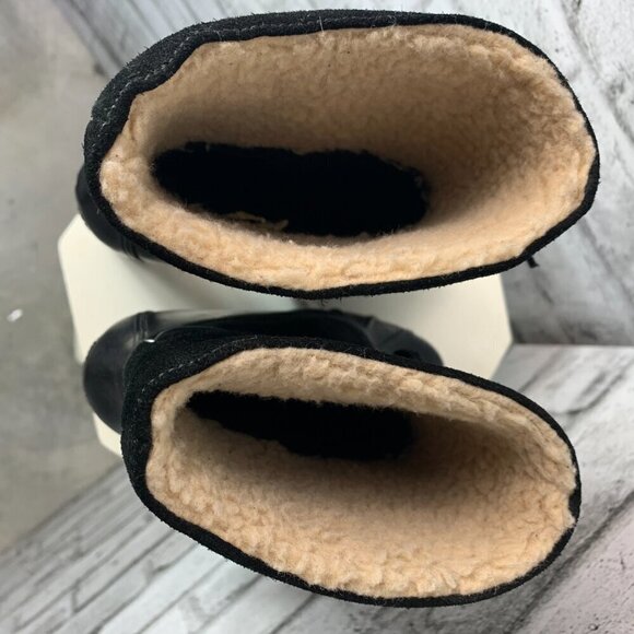 Rockport Adiprene by Adidas Ankle Boot Black Sherpa Lined Platform Booties - Picture 7 of 14